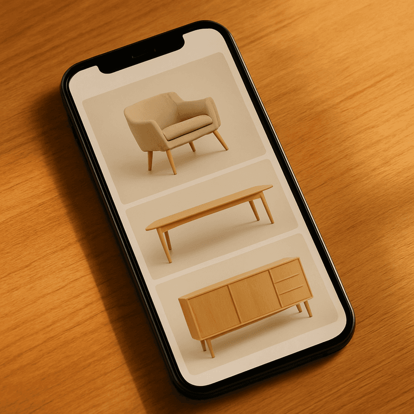 Téléphone montrant notre site de réservation