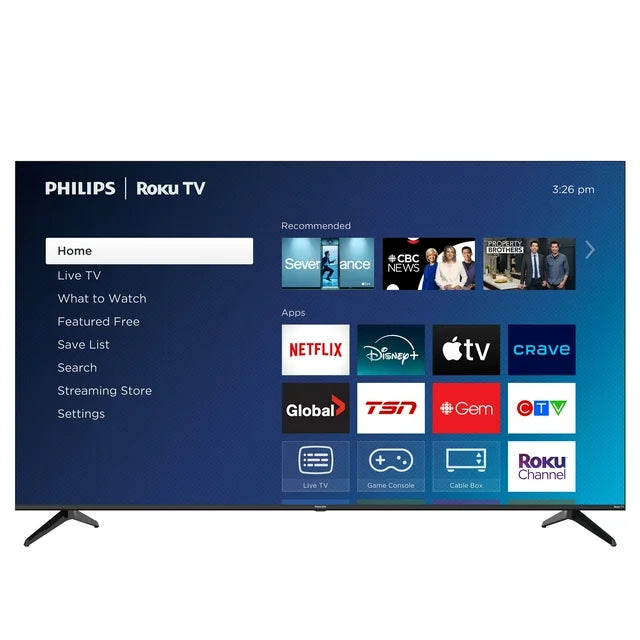 Philips 4K UHD LED Roku Smart TV