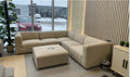 Canapé d'angle beige de luxe