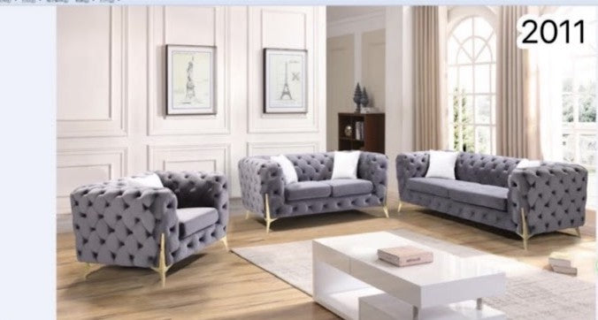 Ensemble de canapés Chesterfield Luxe capitonnés