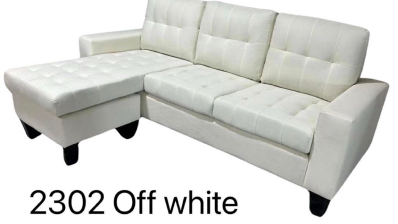 Black Sectional Sofa with Ottoman